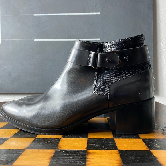 Aquatalia Shoes - Aquatalia Gray Zipper Ankle Boots, 9